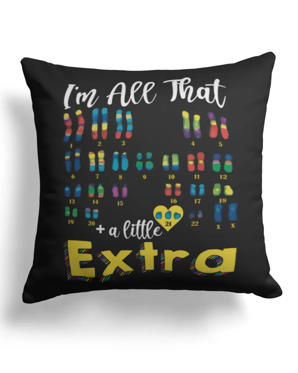 I'm All That Plus A Little Extra Chromosome Down Syndrome Awareness Shirt Apparel Wall Decoration Drinkware v12