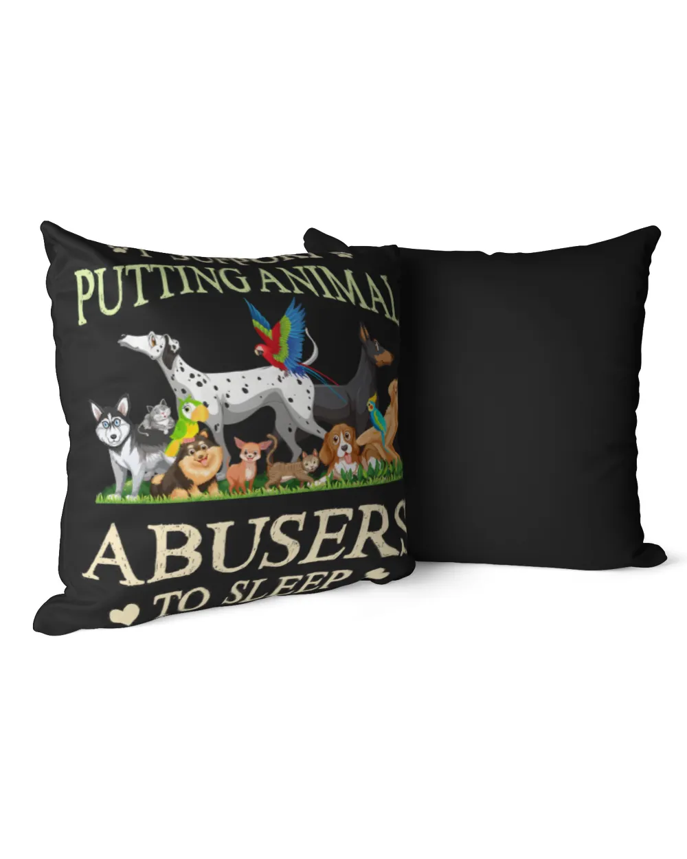 I Support Putting Animal Abusers To Sleep Dog TShirt