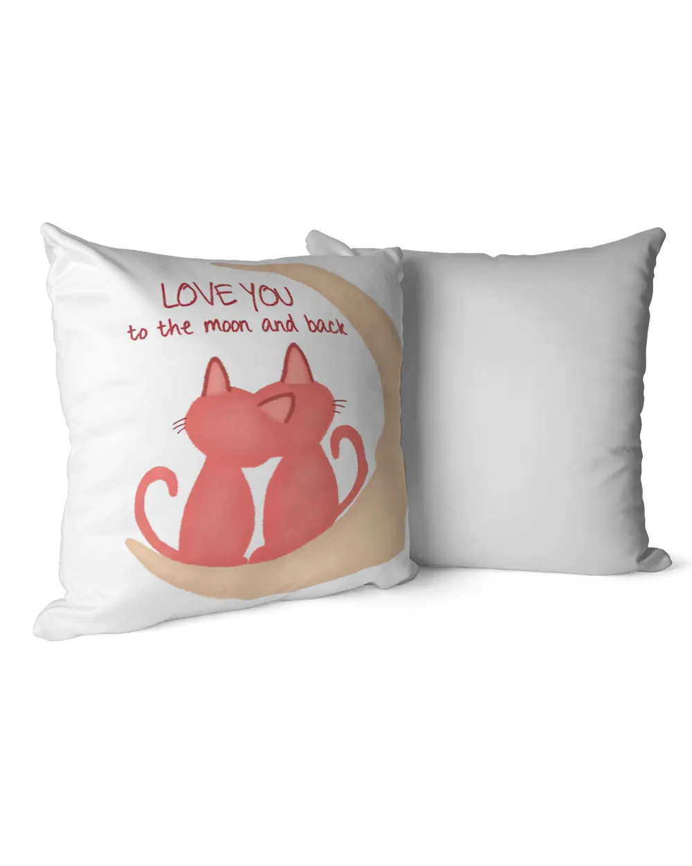 love you moon pillow  QTCAT021222A17