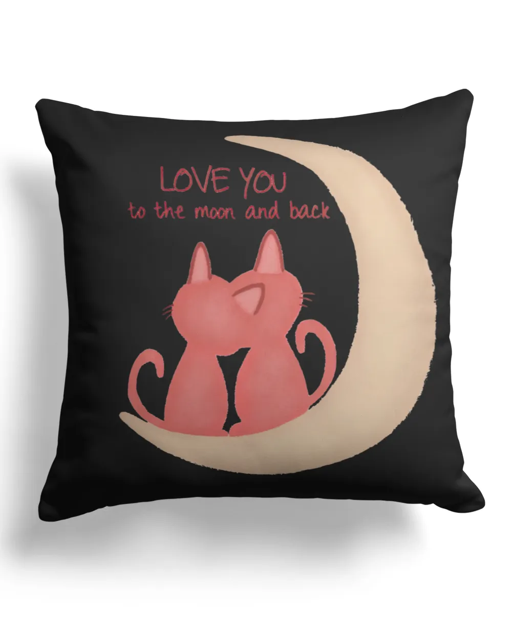 love you moon pillow  QTCAT021222A17