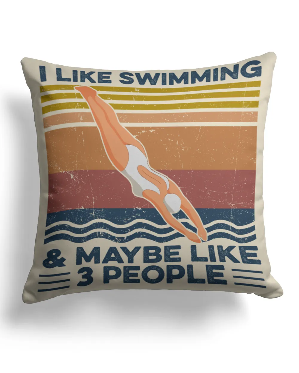 I like swimming and maybe like 3 people