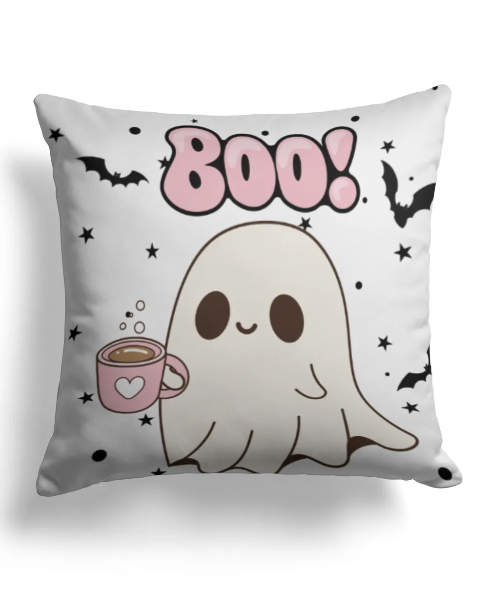 Halloween002 Sleep Cotton Drill Pillow (Dual Sided) white 16x16in