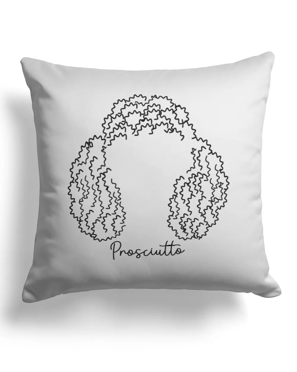 Personalized Pet Ears Outline Pillow