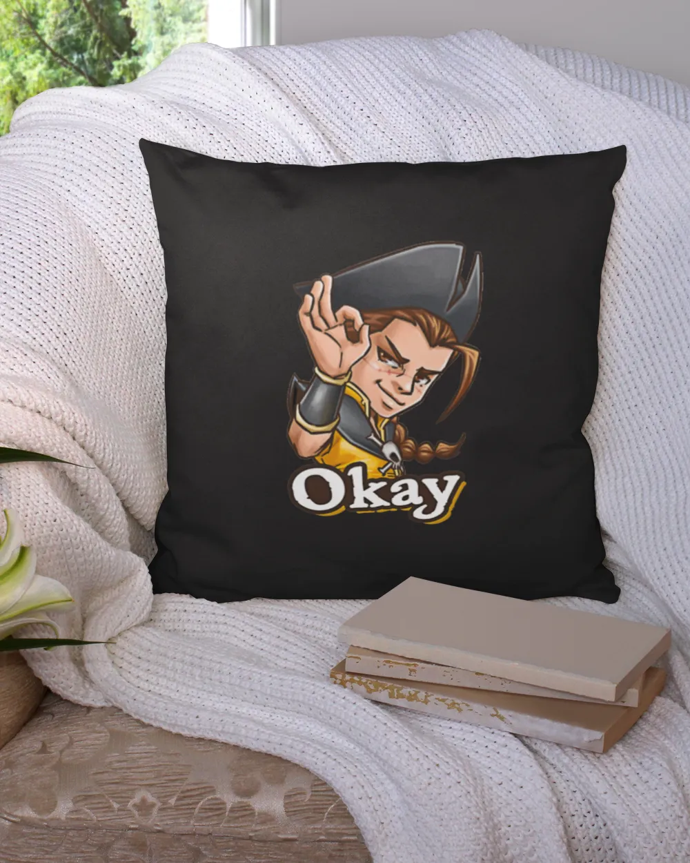 Okey - Pirates of the Caribbean - pillow crypto