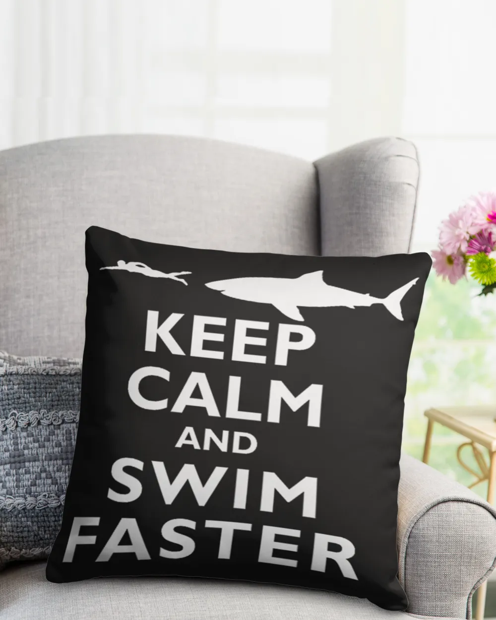 Keep calm and swim faster