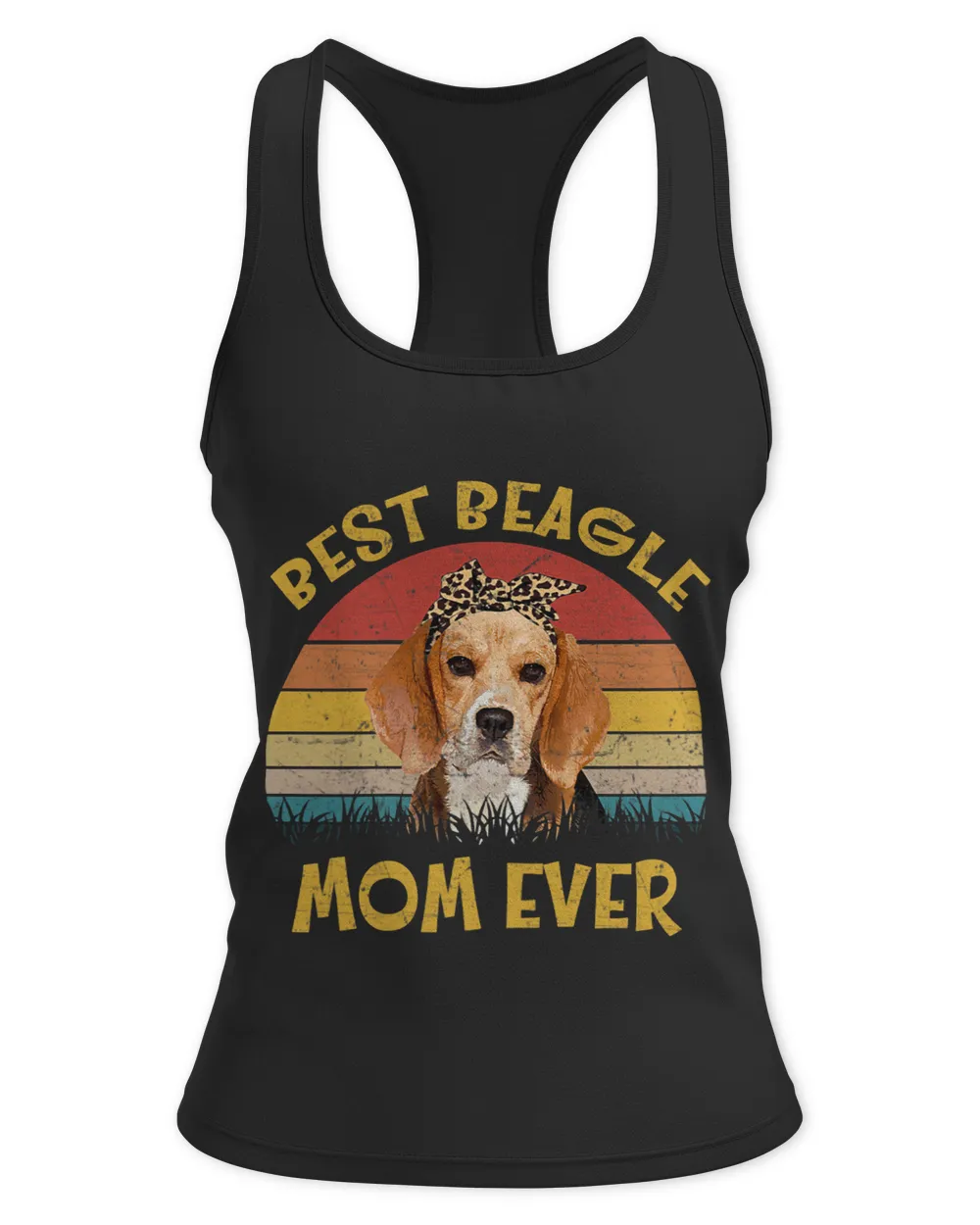 Womens Vintage Beagle Mom Gift Best Beagle Mom Ever Funny Dog Mom 446