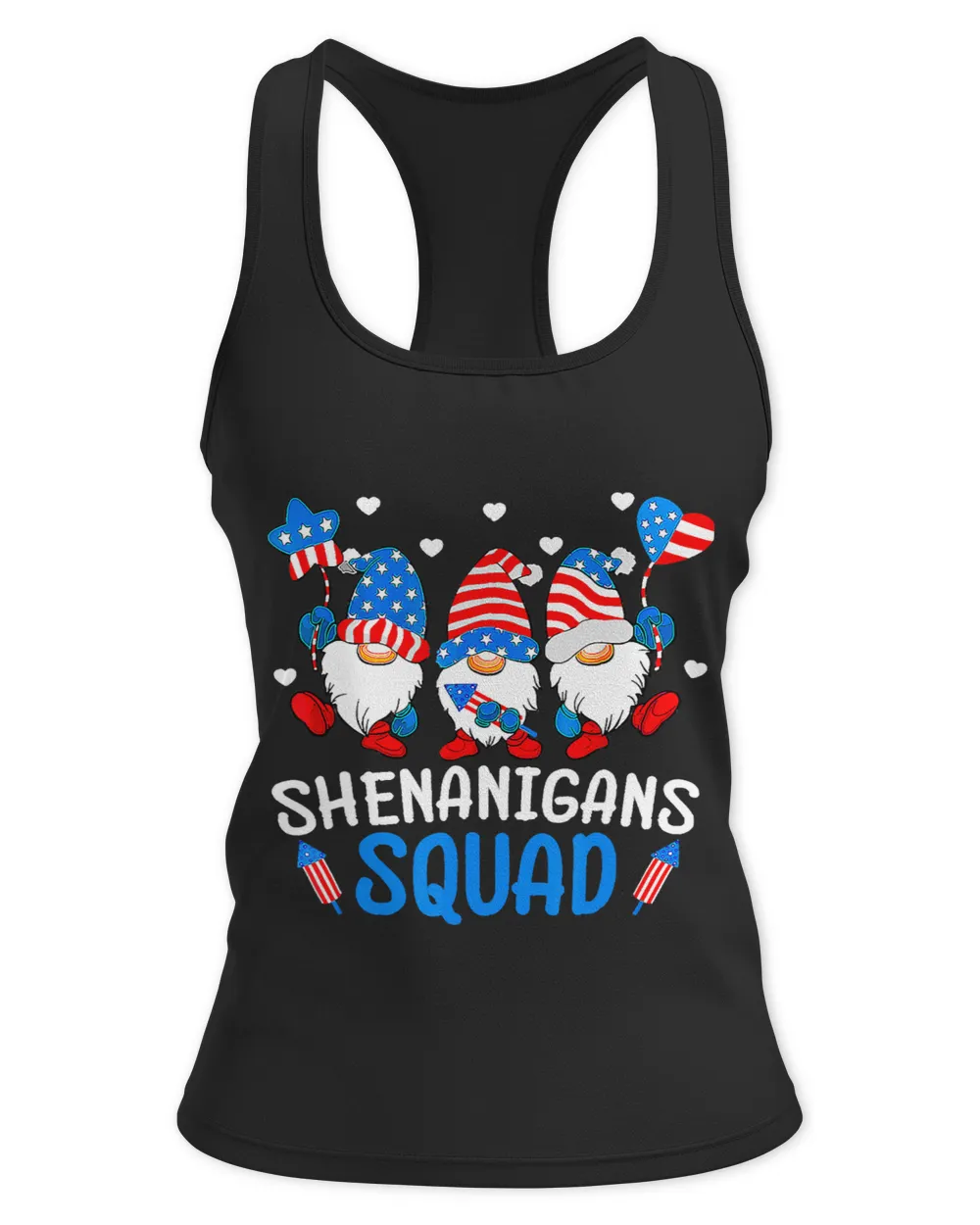 Shenanigans Squad 4th Of July Gnomes USA Independence Day