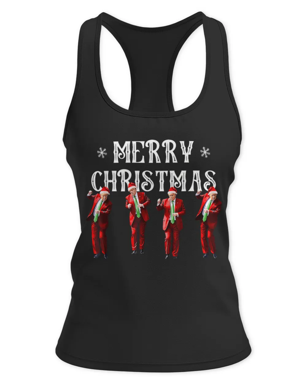 Make Christmas Great Again Women's Ideal Racerback Tank black xs