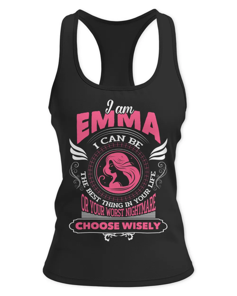 Emma Best Thing Women's Ideal Racerback Tank black xs