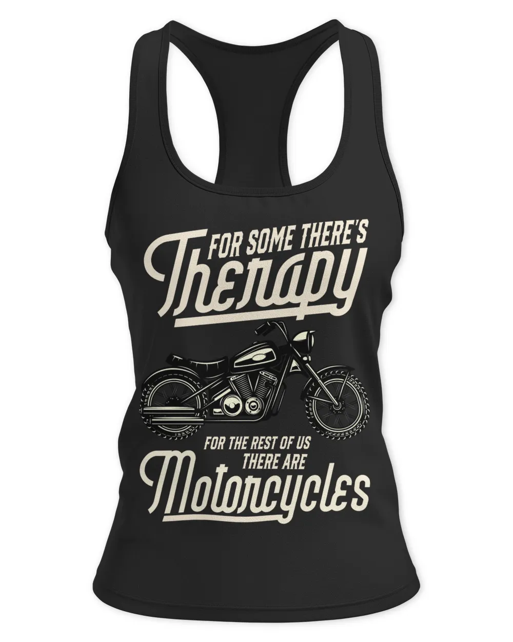 Rider Therapy Funny Motorcycle Vintage Biker T-Shirt