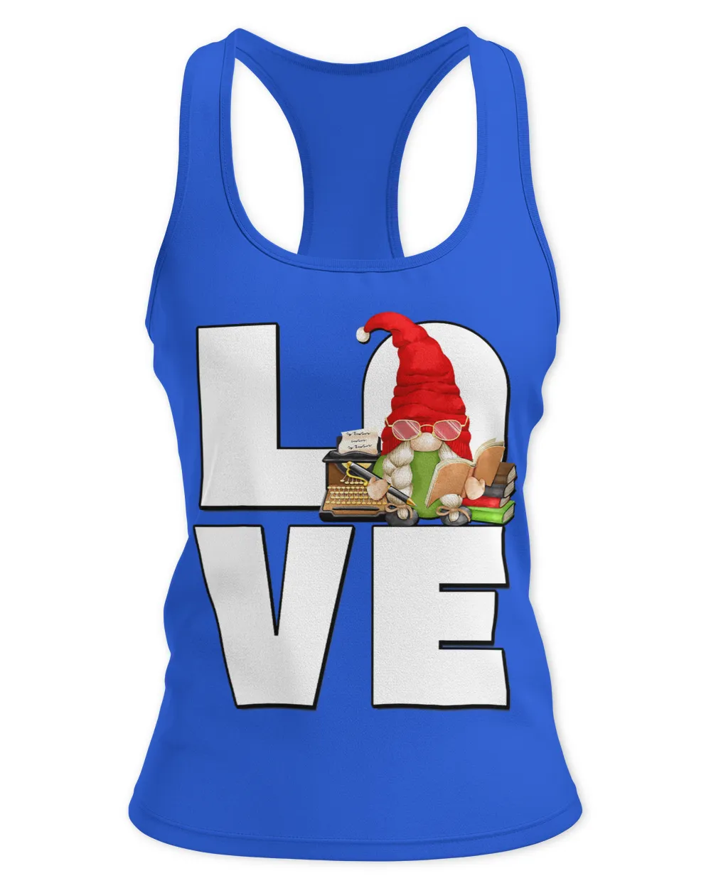 Writer Gnome For Women Retired Grandma Funny Love Graphic