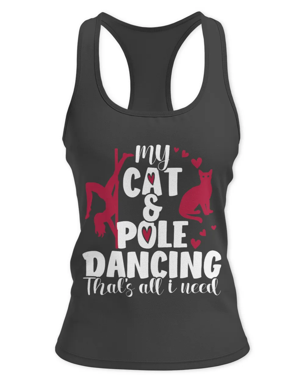 Black Cat Paws Womens Pole Dancing and my lovely Cat Thats all I Love Dancing