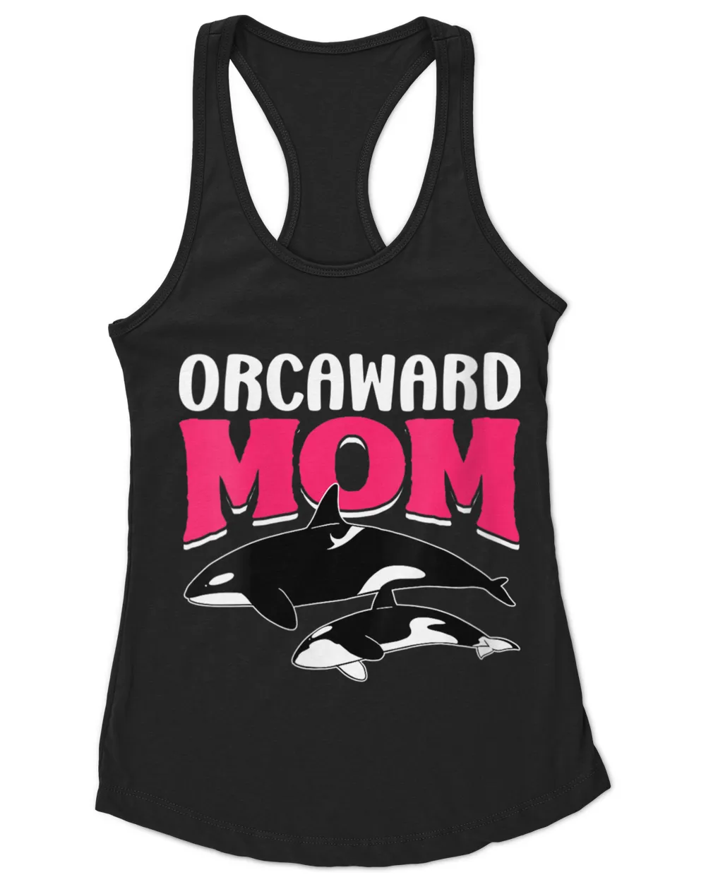 Womens Orcaward Mom Orca Humor Orcas Awkward Mother Mommy Mama V-neck T-shirt