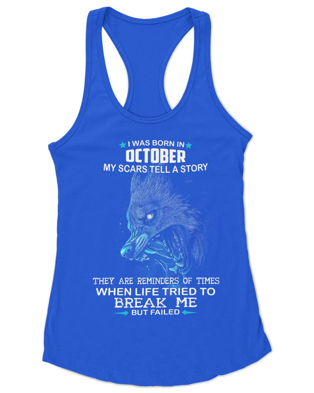 Break me Women's Ideal Racerback Tank royal xs