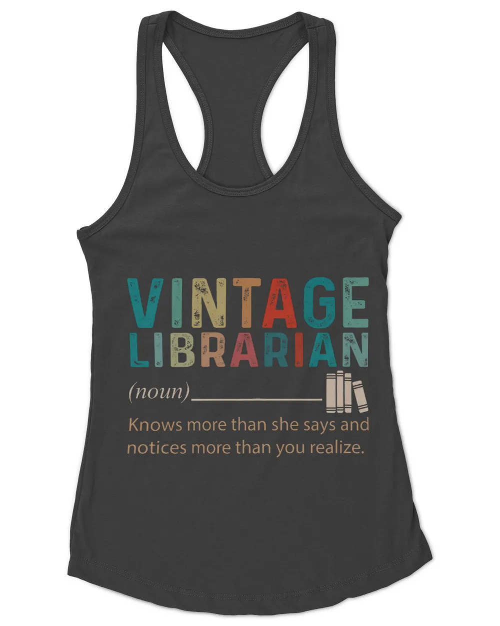 Librarian Noun Vintage Retro Style 60s 70s 80s