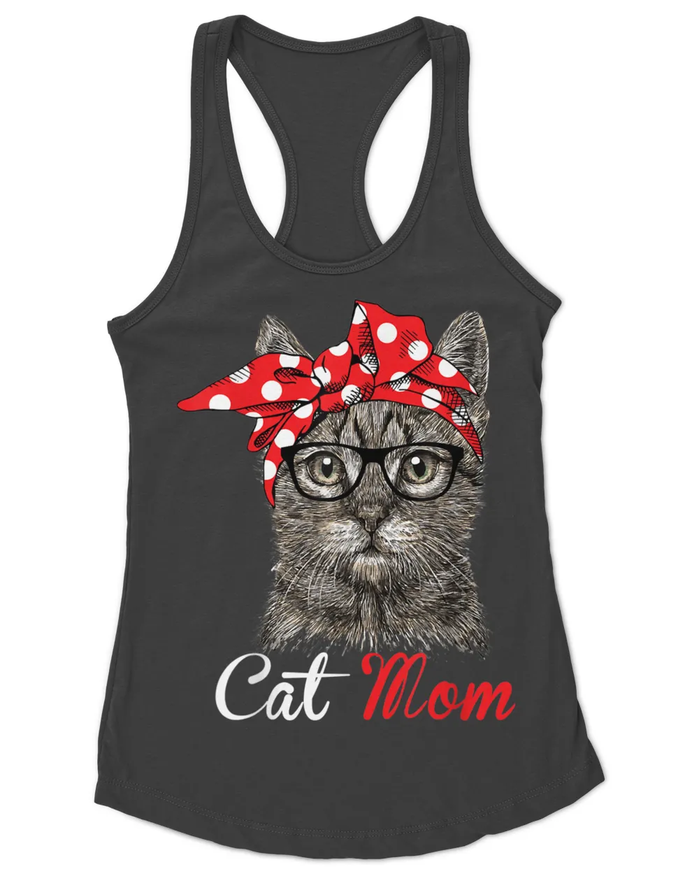Funny Cat Mom Shirt for Cat Lovers-Mothers Day Gift QTCAT170123A11