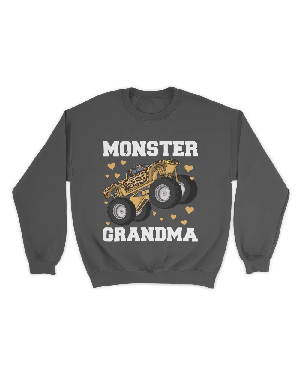 Monster Truck Grandma Leopard Shirt Birthday Boy Grandma