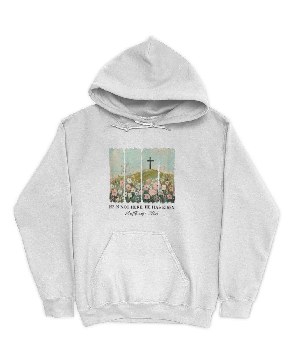 Easter Christian Jesus He Is Not Here He Has Risen Matthew T-shirt