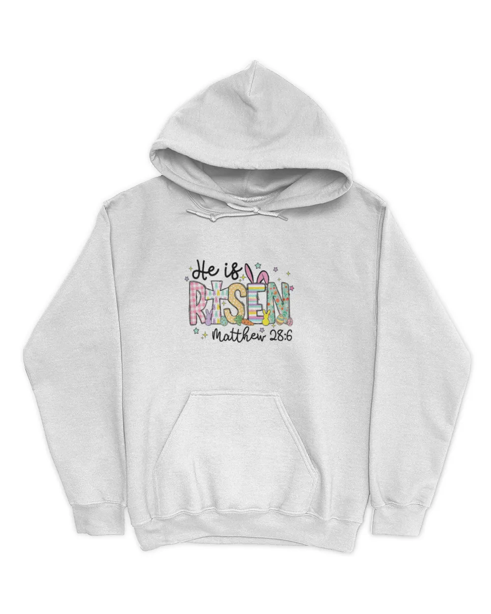 He Is Risen Jesus Christian Happy Easter Women Kids Girls T-shirt