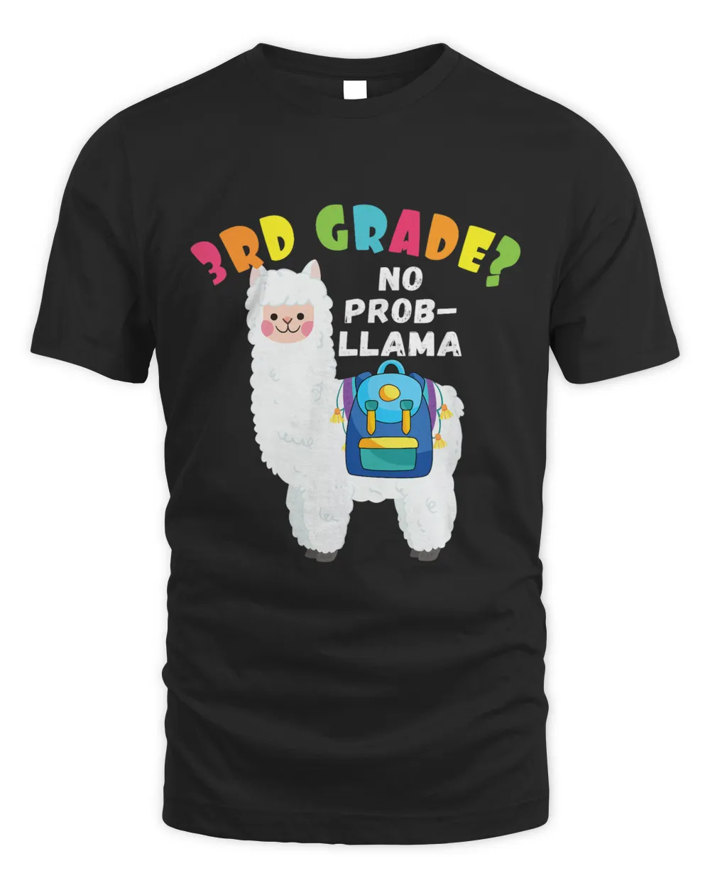 Funny 3RD GRADE No ProbLlama Back To School 2
