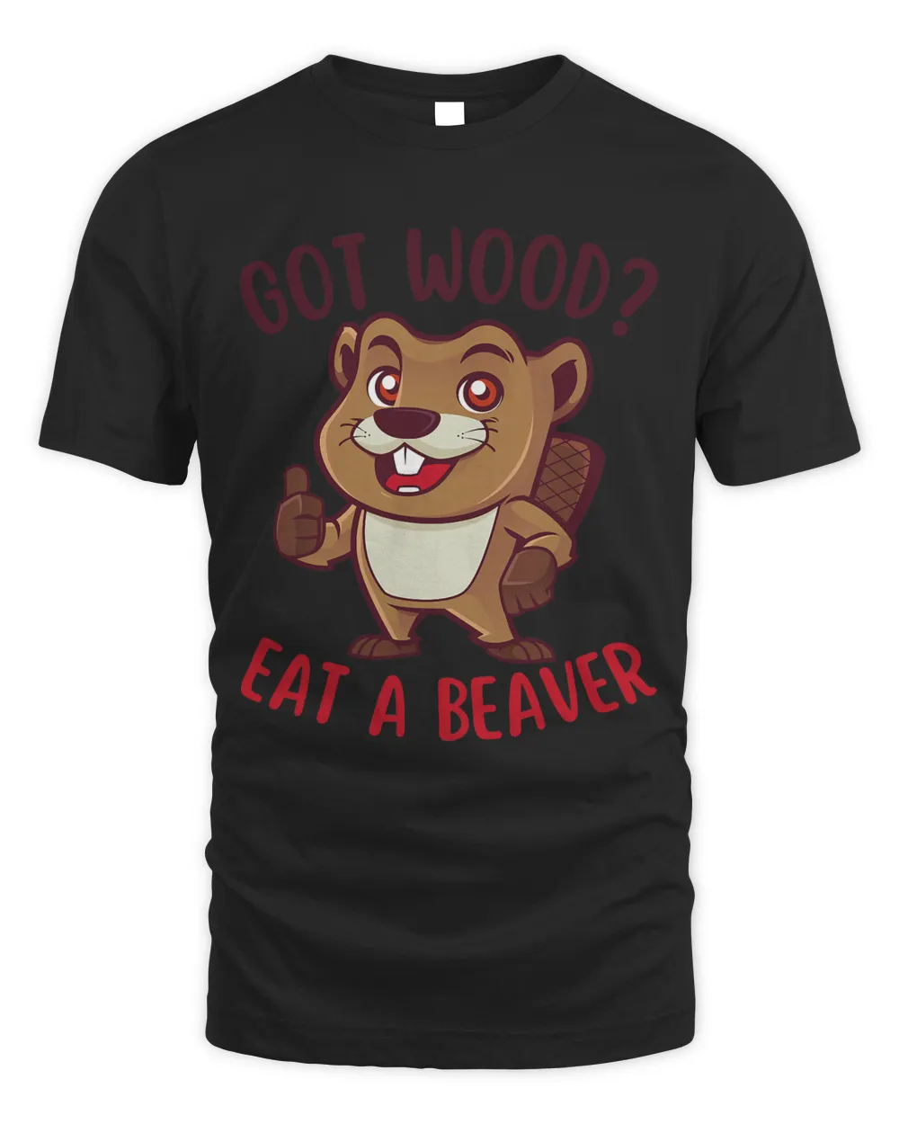Funny Got Wood 2Eat a Beaver Comic Adult Humor Beaver