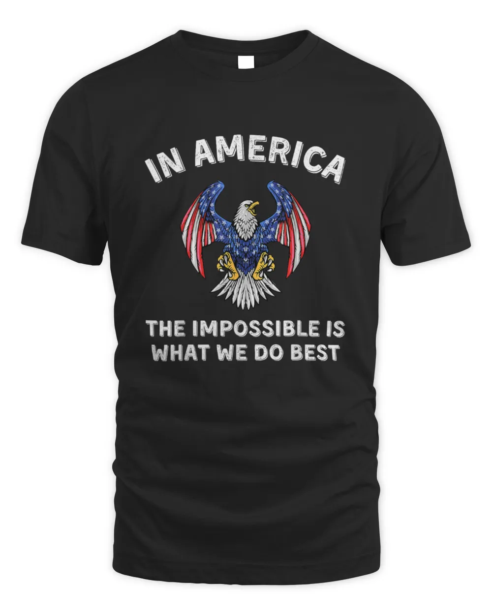Impossible Is What We Do Best Unisex Standard T-Shirt (Overnight) black s