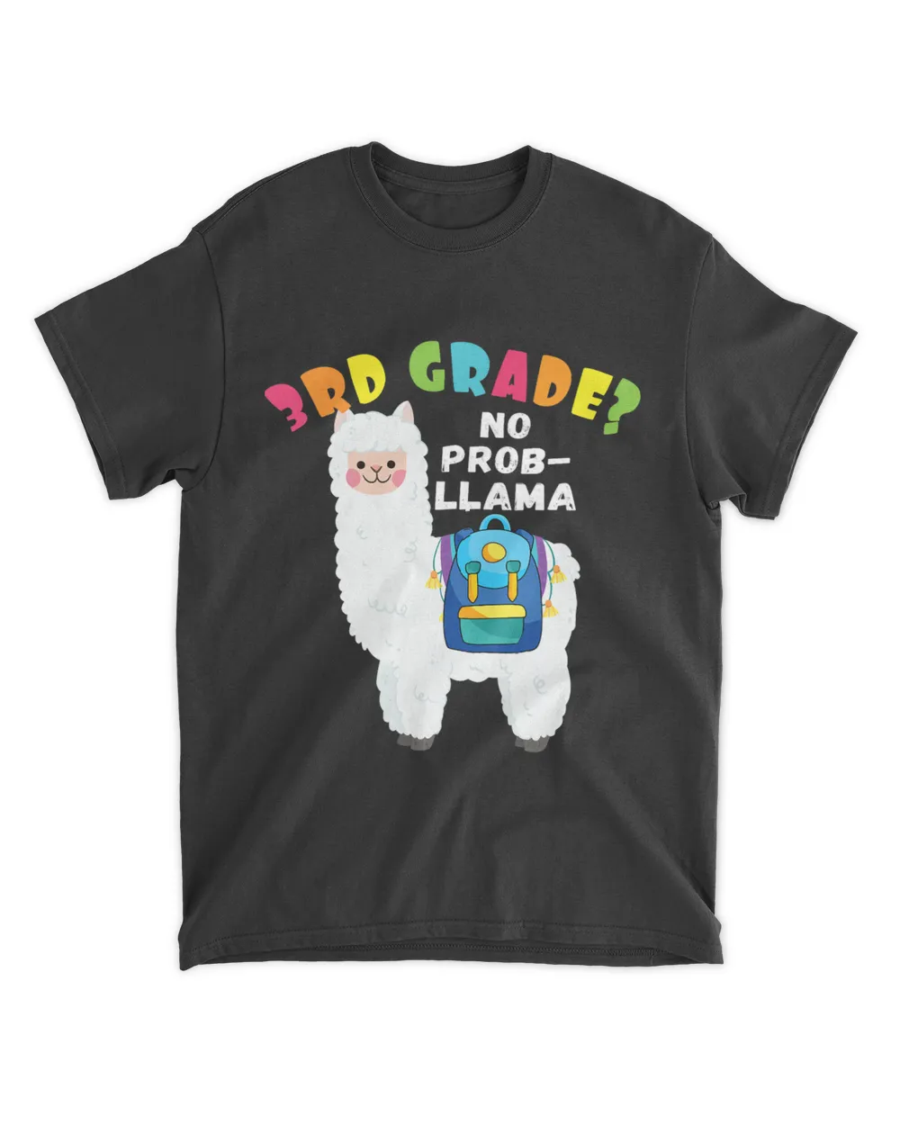 Funny 3RD GRADE No ProbLlama Back To School 2