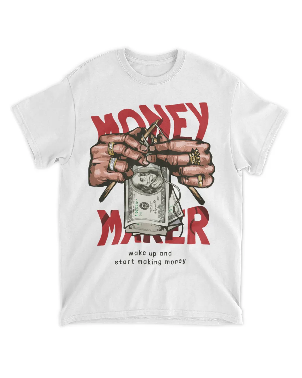 Money as a Necessary System for Life Goals - Money Art T-shirt Maxu