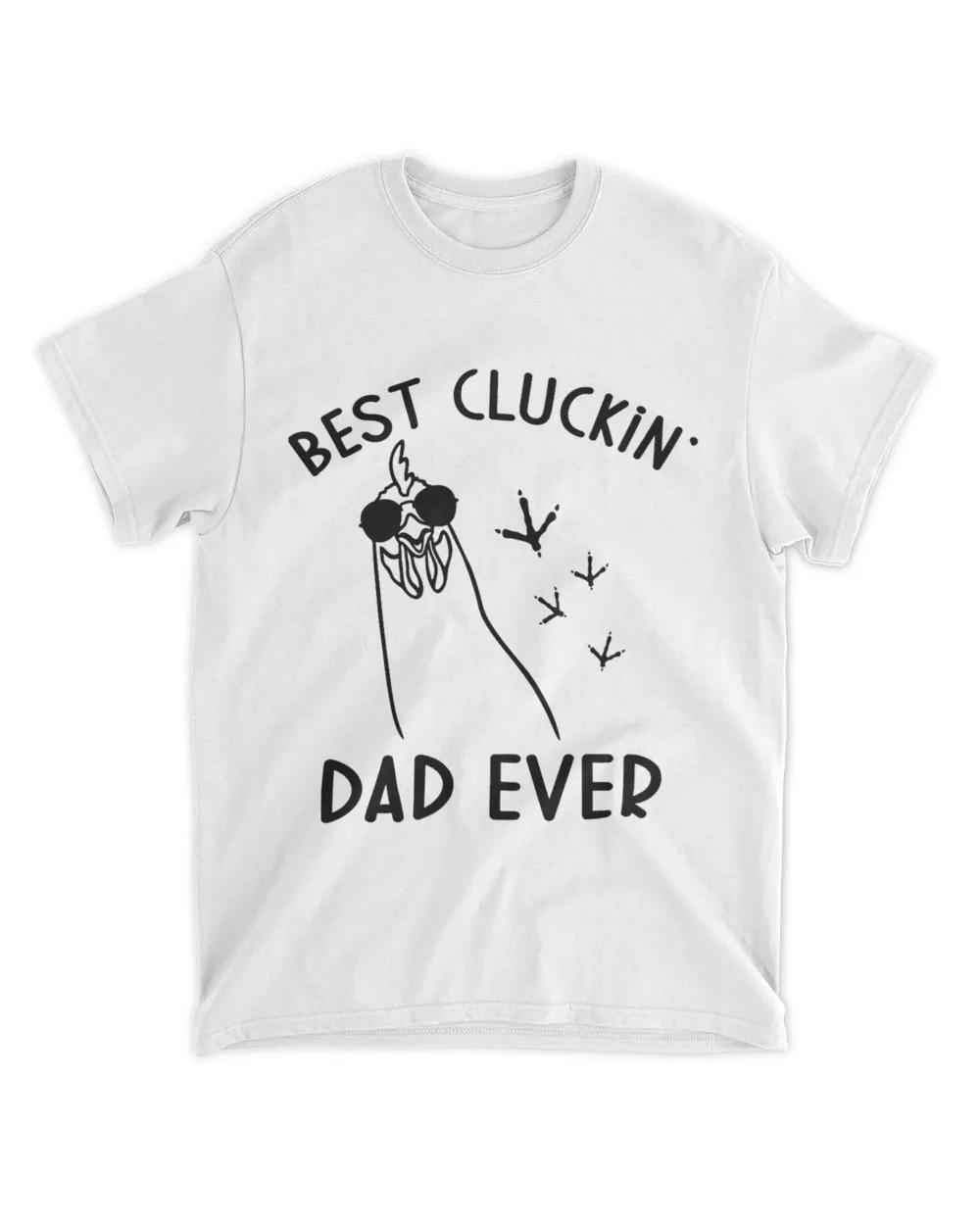 Mens Cute Best Clucking Dad
