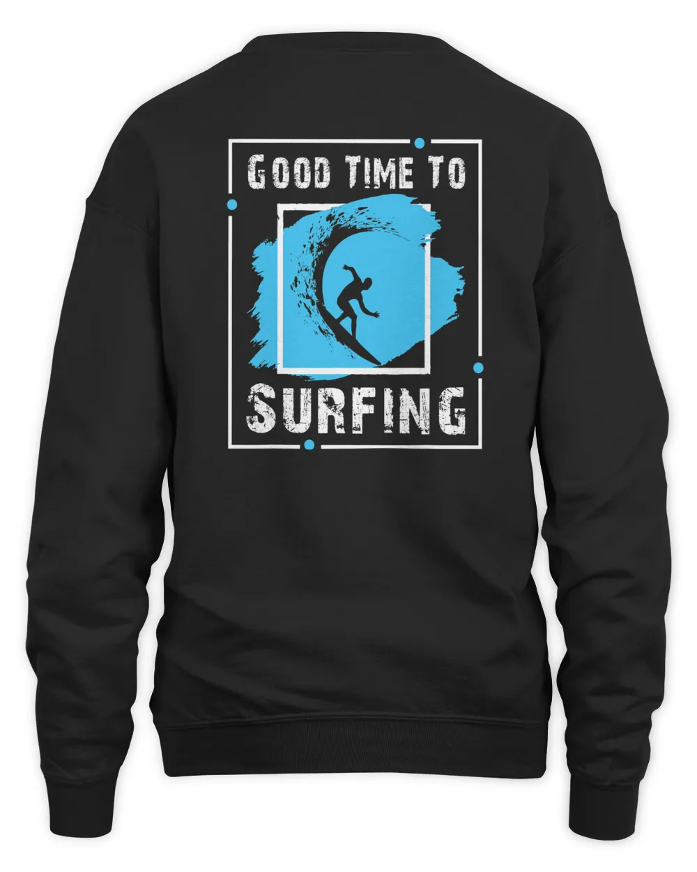 Surfing Dad Surfboard Summer Vacation Beach Palm and Sun