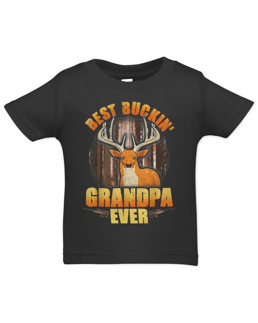 Mens Buckin Grandpa Ever Deer Hunting Fathers Day