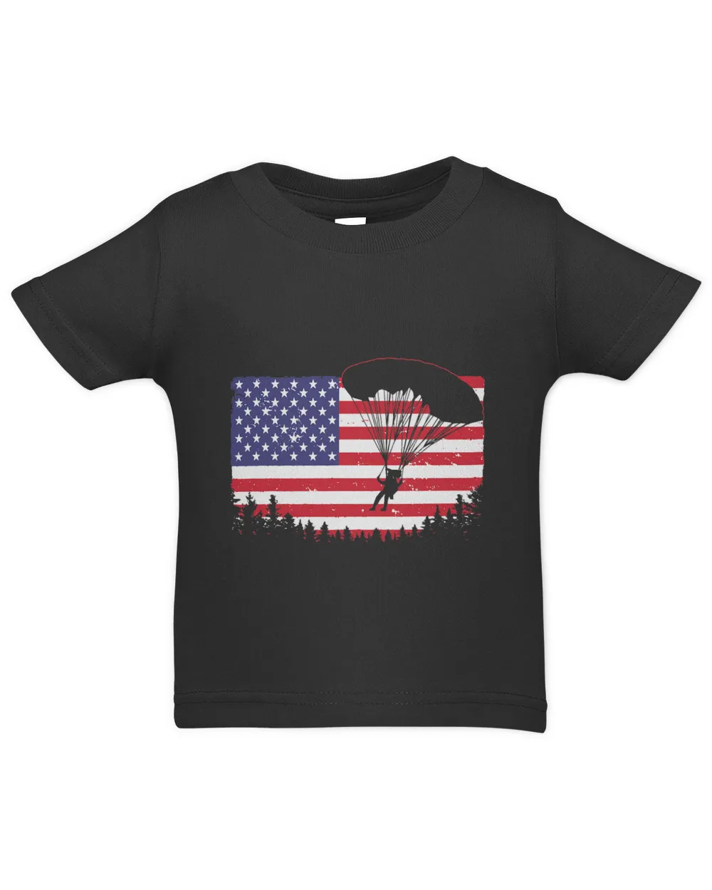 Cool Skydiving Art Men Women Skydiver American Flag Skydive