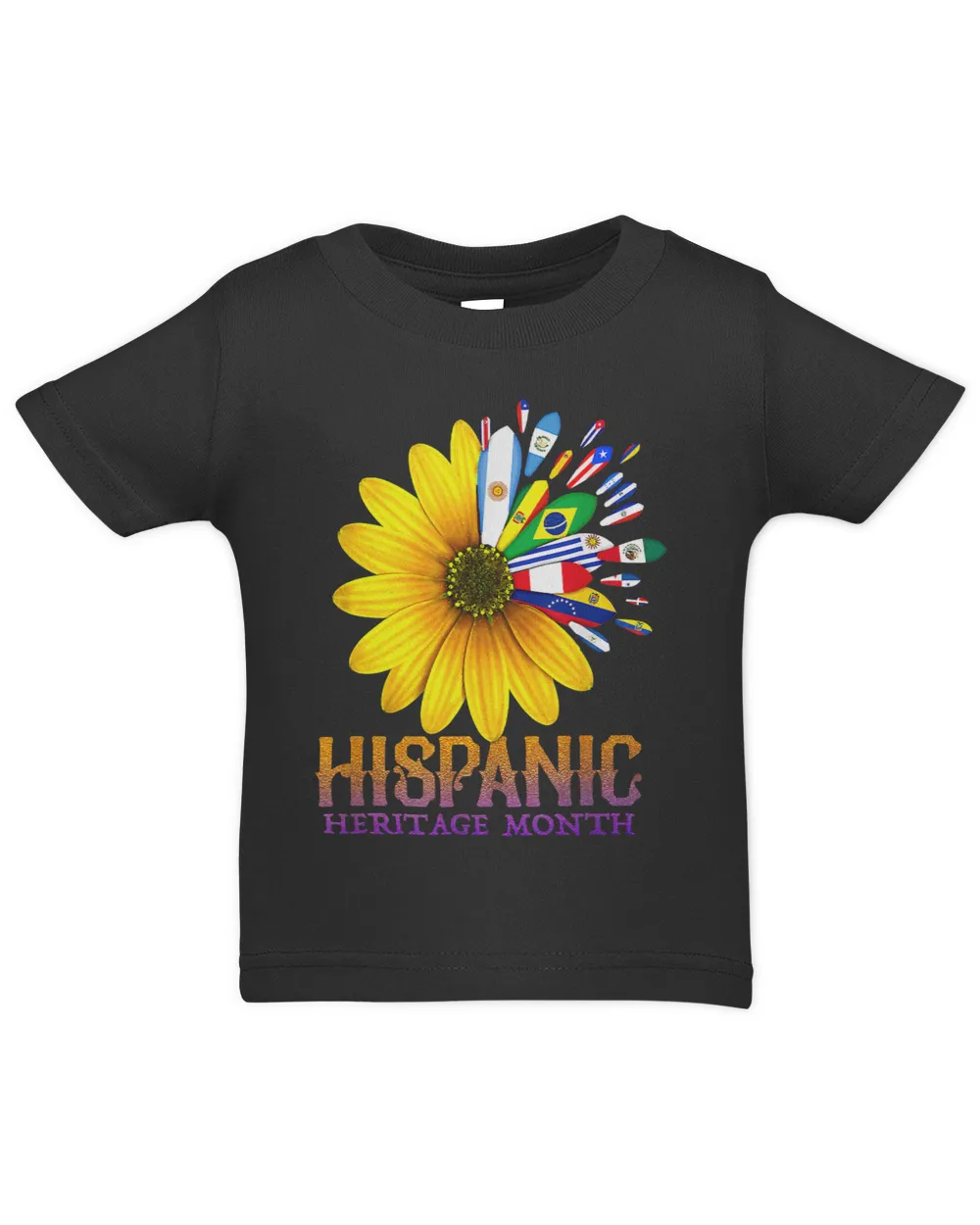 Hispanic Heritage Month National Latino Pretty Flower Flags