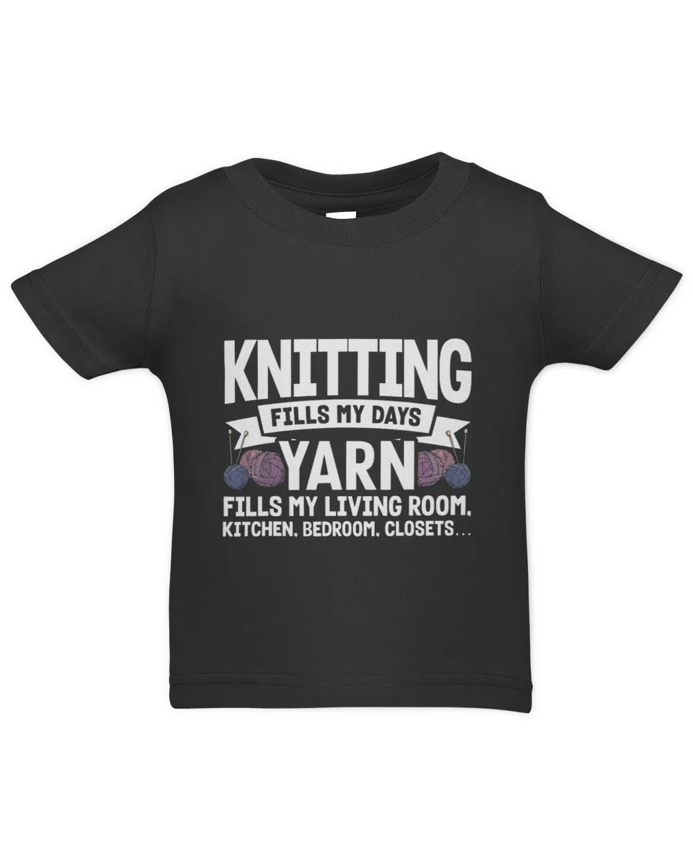 Knitting Knitter Knitting Fills My Days Yarn 3