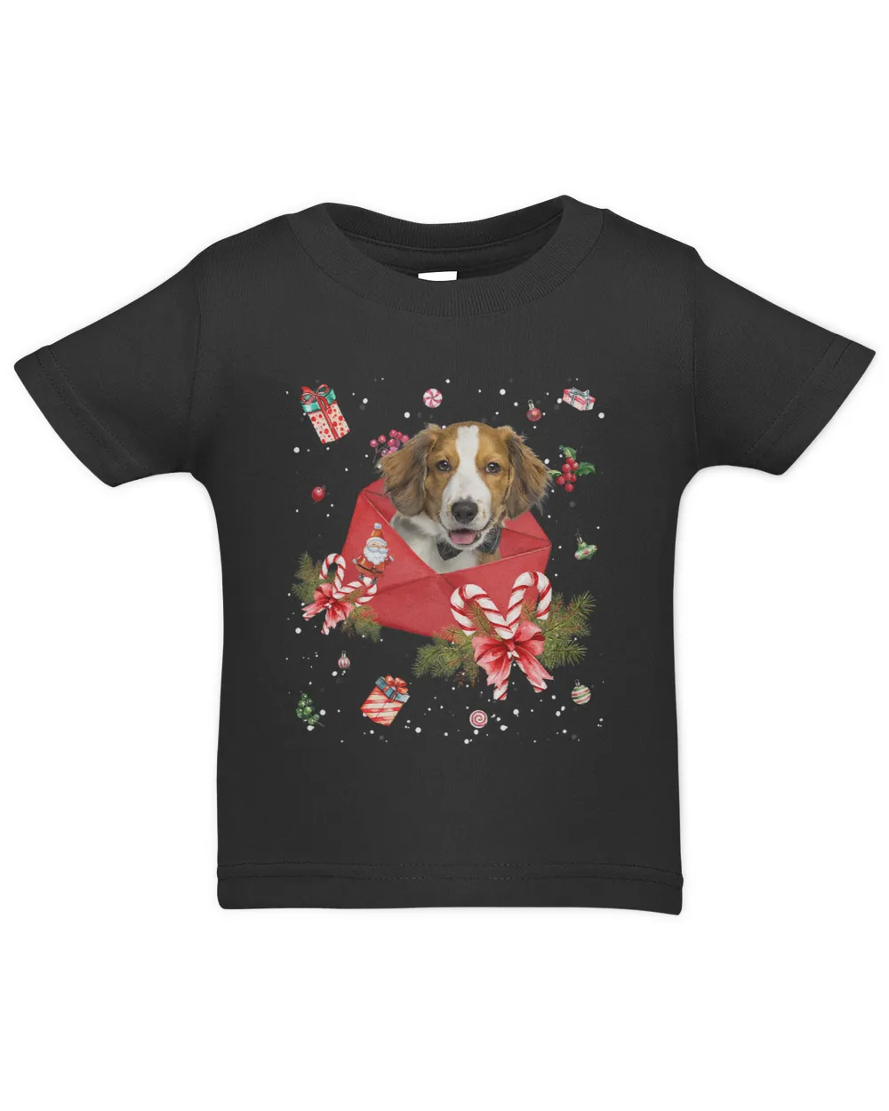 Kooikerhondje Dog In Christmas Card Ornament Pajama Xmas418