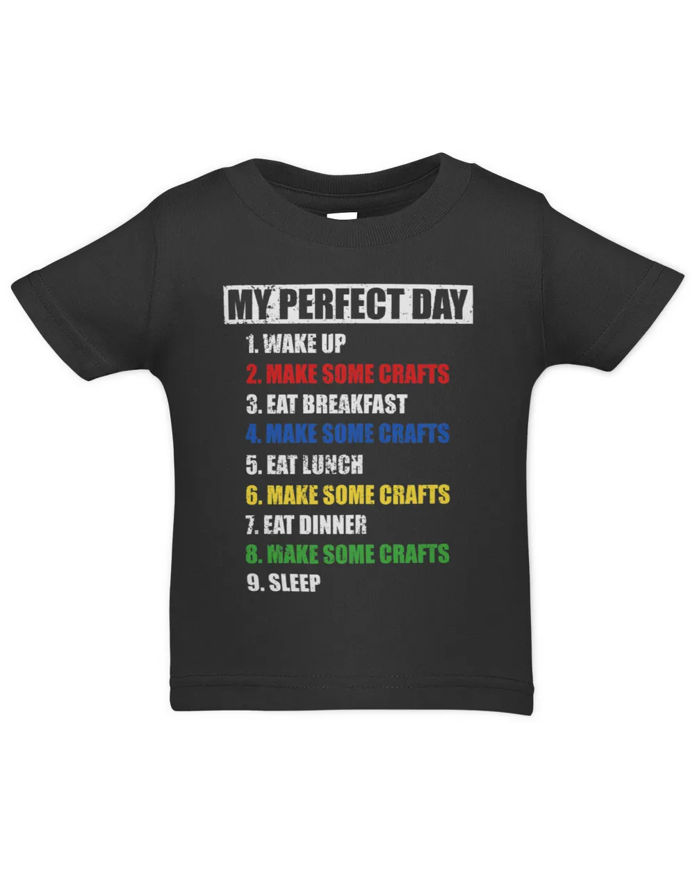 Womens My Perfect Day Arts Crafts Women Who Love Art Crafting