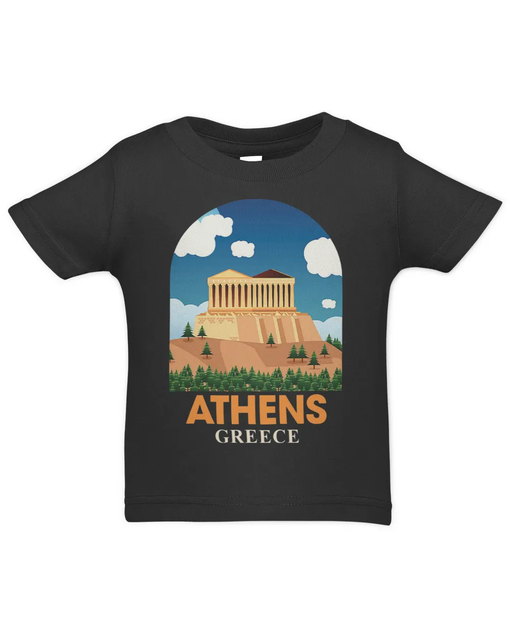Athens Greece Travel Poster Athens Vacation Traveling Greek