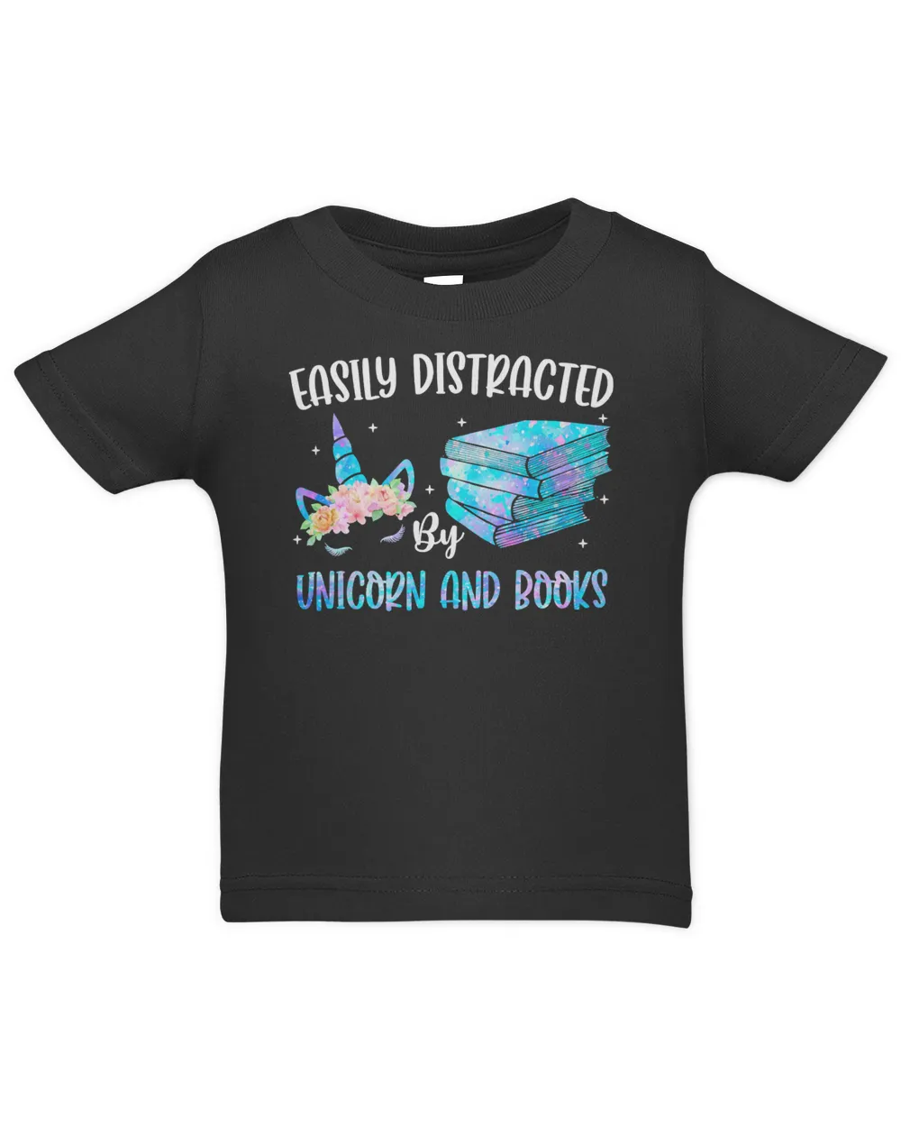 Easily Distracted By Unicorn And Books Funny Cute Design For Books And Unicorn Lovers Book Reader