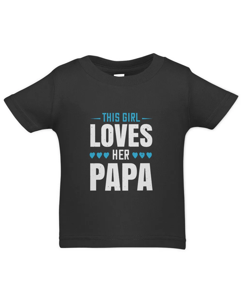 This Girl Loves Her Papa Papa T-shirt Father's Day Gift
