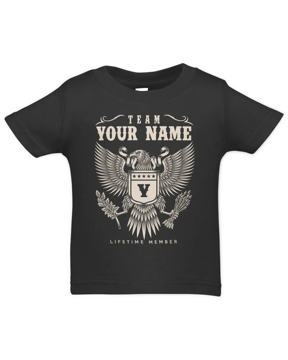 Team Your Name ! Lifetime member ! personalize your t-shirt