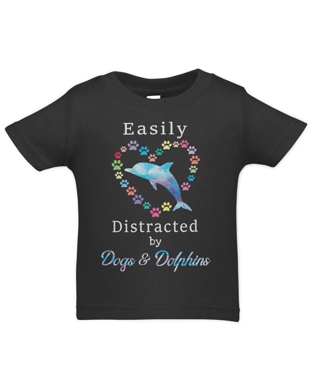 Dolphin Funny Easily Distracted by Dogs and Dolphins Dog Mom 185 Ocean