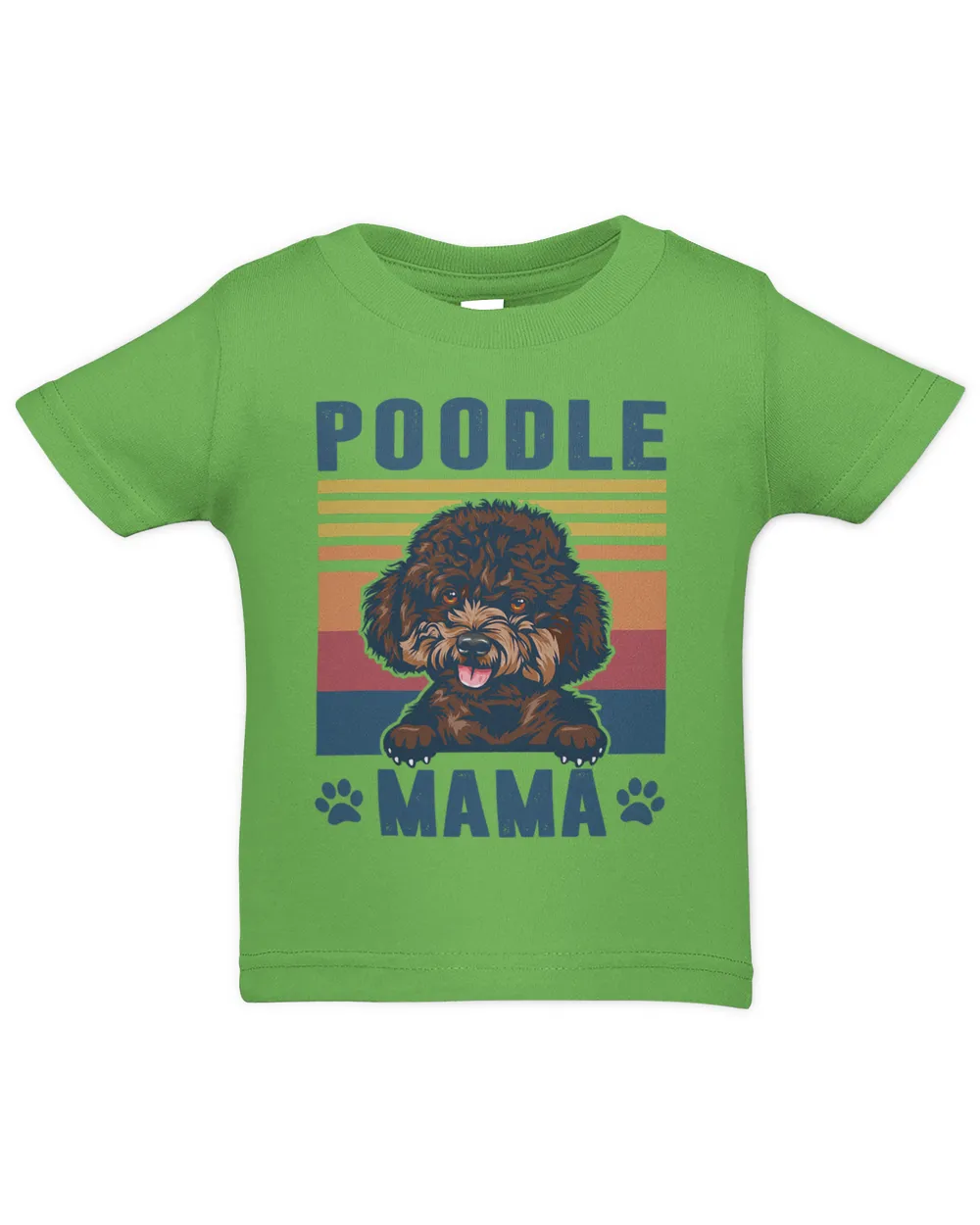 Poodle Mama Mother Retro Gifts Dog Mom