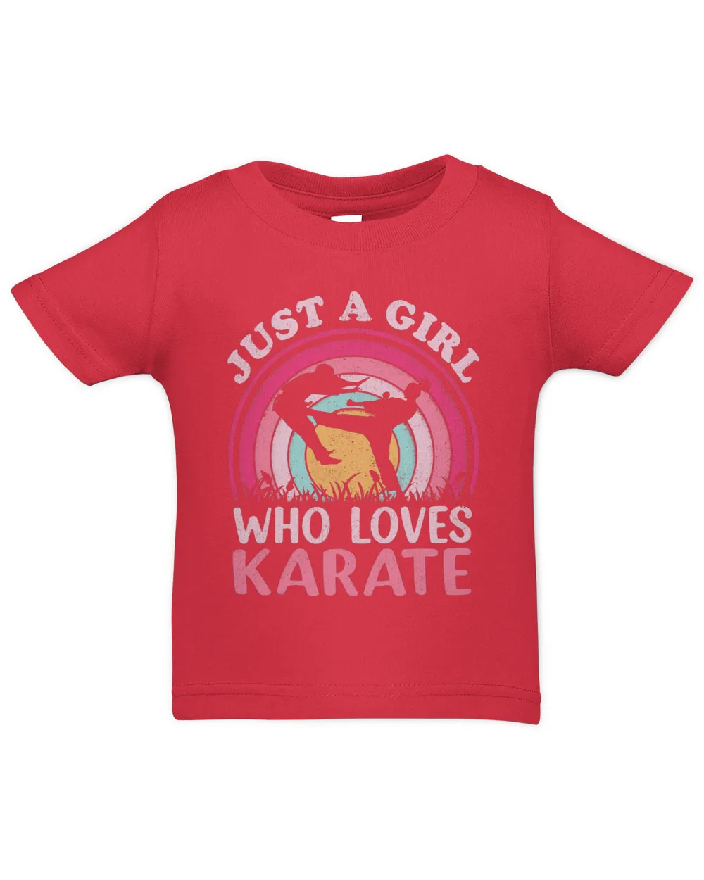 Vintage Karate Martial Arts Just A Girl Who Loves Karate