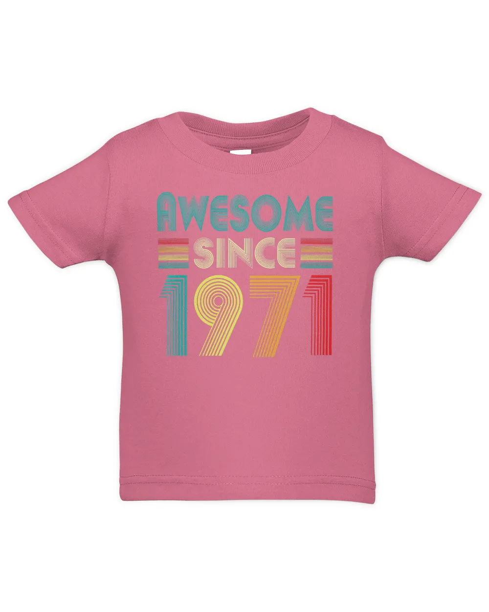 Awesome Since 1971 51st Birthday Gifts 51 Years Old Vintage T-Shirt