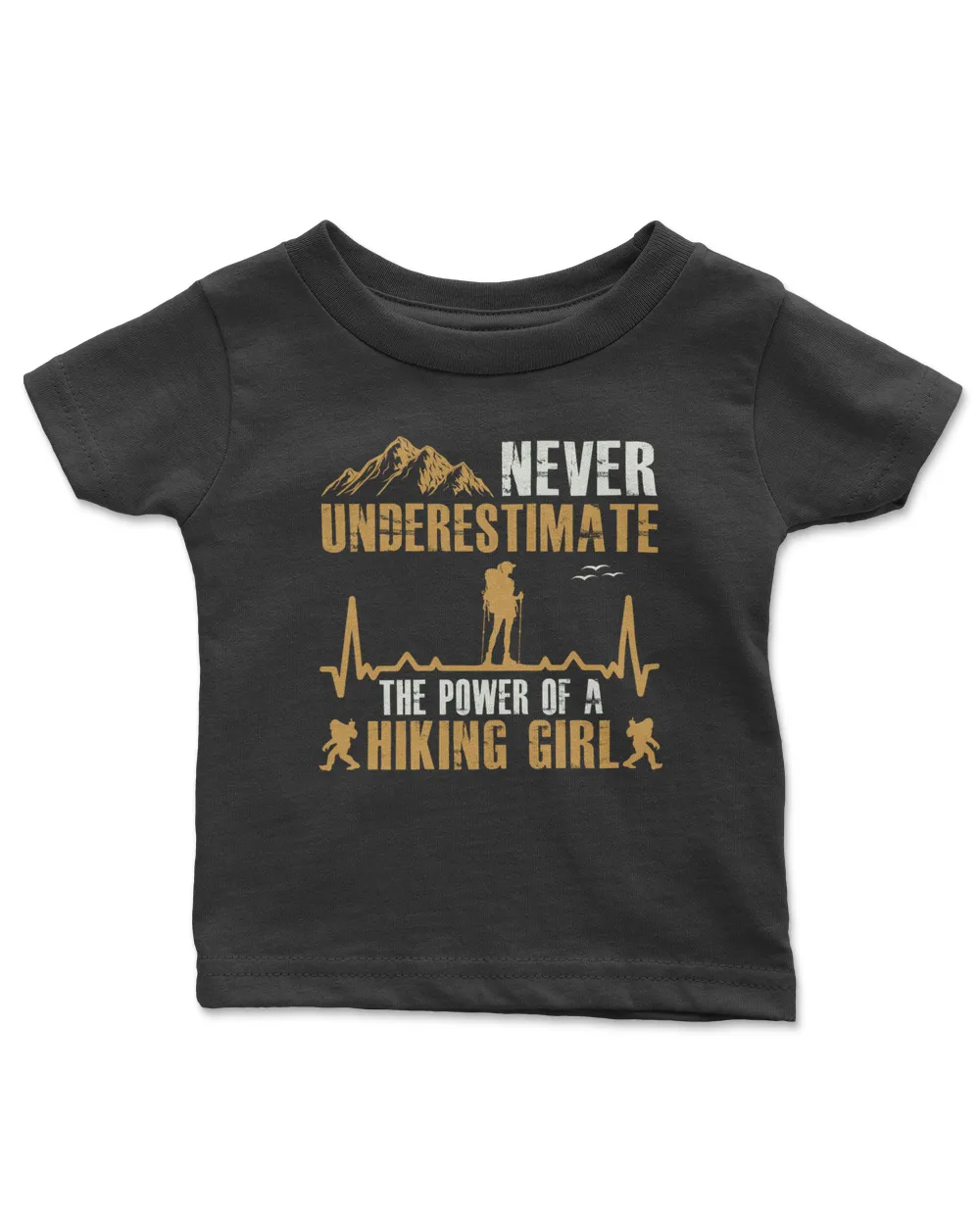 Never Underestimate The Power Of A Hiking Girl Tshirt