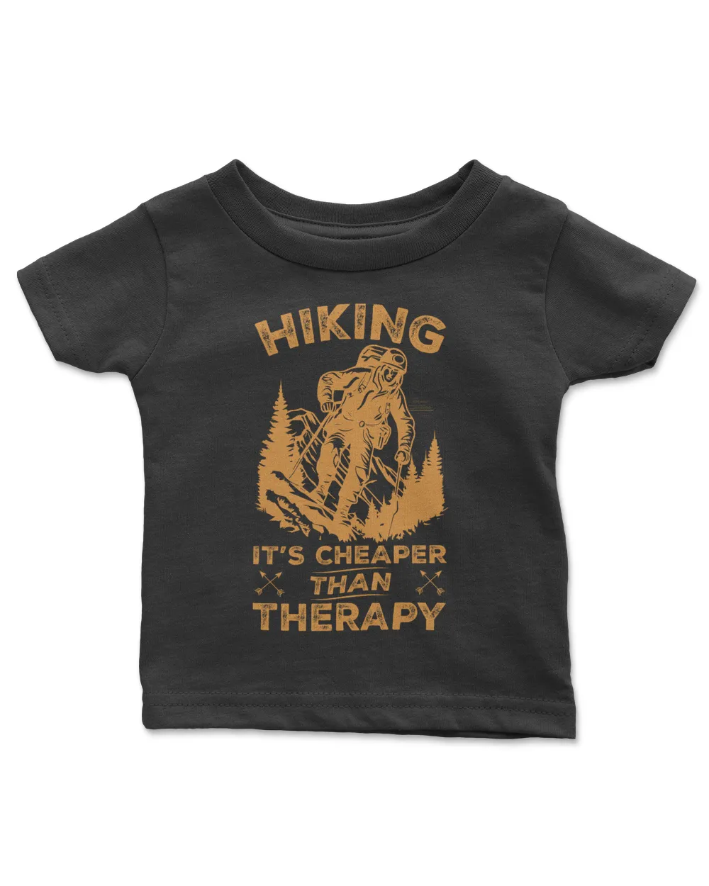 Hiking It's Cheaper Than Therapy T-shirt