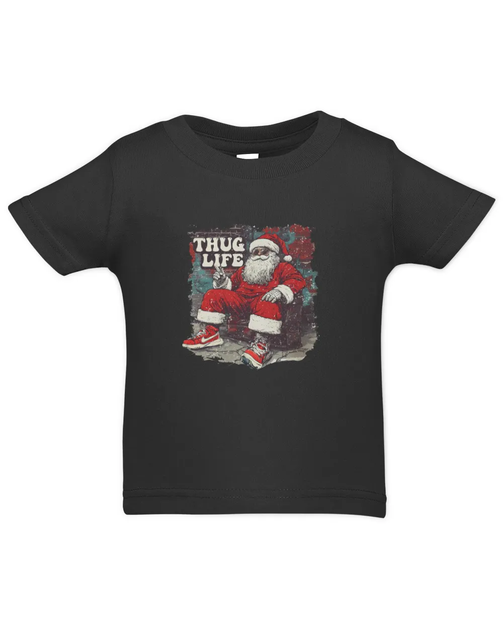 Wardrobe Must-Have for a Merry and Bright Holiday Look Infant Jersey T-Shirt black 6m