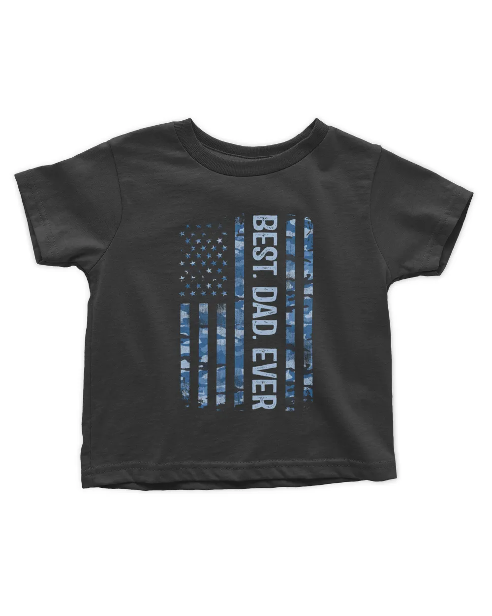 Best Dad Ever American US Flag Camouflage Fathers Day