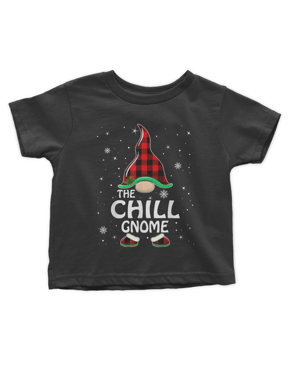 Chill Gnome Buffalo Plaid Matching Family Christmas Pajama