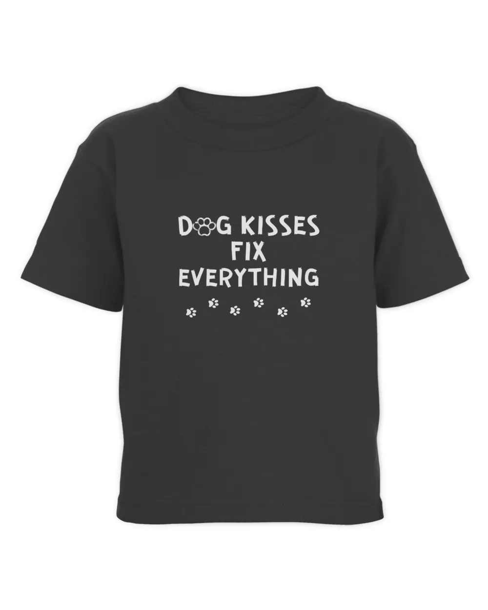 Dog Kisses Fix Everything Funny Cute Dog Lover T-Shirt